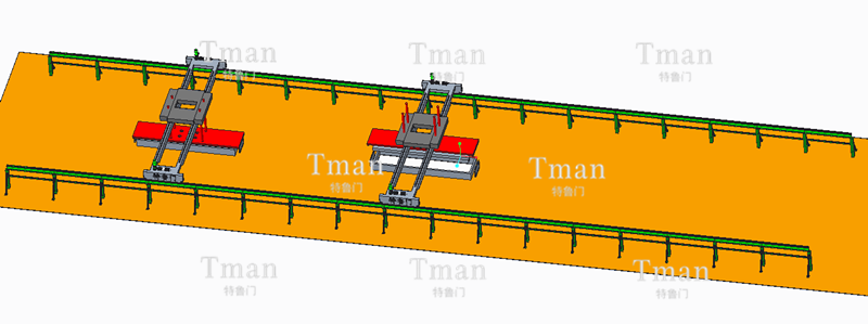 軌枕養(yǎng)護龍門機械手