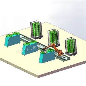 機(jī)器人第七軸應(yīng)用機(jī)器人上下料系統(tǒng)