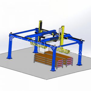 棒料下線碼垛桁架機(jī)械手 載荷300kg 可定制