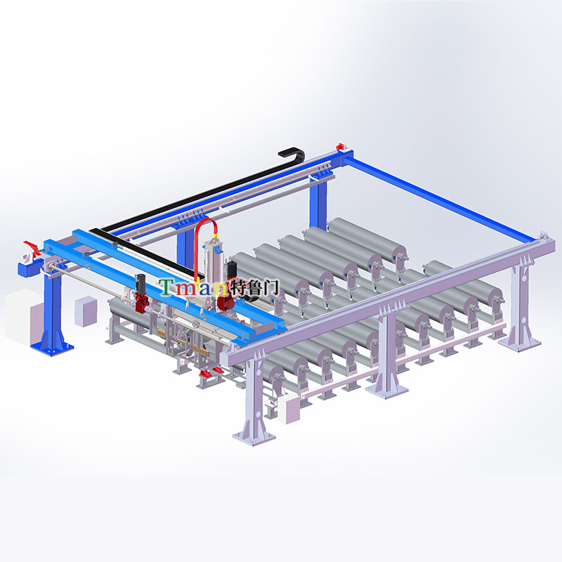 空卷輥搬運桁架機械手